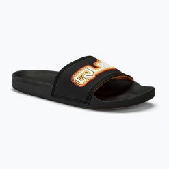 Klapki męskie Quiksilver Rivi Wordmark Slide II black 2. Czarne klapki męskie Quiksilver, sportowe. Za 89.99 zł.