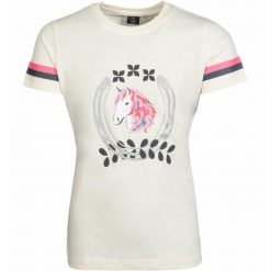 T-shirt dziewczęcy HKM Kids Aymee. Białe t-shirty i topy dla dziewczynek HKM, bez wzorów, z materiału, bez ramiączek. Za 126.50 zł.