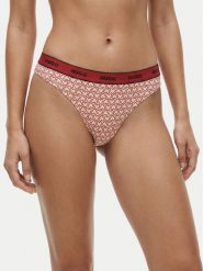 HUGO Komplet stringów 50545703 Czarny. Czarne stringi damskie Hugo, l, bez wzorów, z bawełny. Za 209.99 zł.