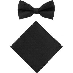 Mucha z poszetką MUC0003142. Czarne krawaty i muchy Giacomo Conti, eleganckie. Za 129.00 zł.