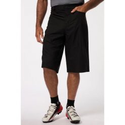 Męskie Bermudy rowerowe rower luźny krój QuickDry. Czarne spodnie materiałowe męskie JAY-PI, m, bez wzorów, z materiału. Za 294.99 zł.