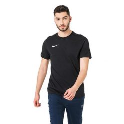 Koszulka piłkarska męska Nike Dri-Fit Park 20. Czarne koszulki sportowe męskie Nike, m, bez wzorów, bez kołnierzyka, bez ramiączek, do piłki nożnej, dri-fit (nike). Za 91.00 zł.