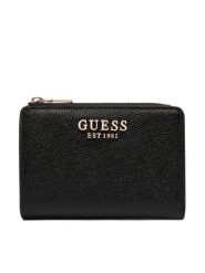 Guess Portfel Amorette Slg SWBG78 98156 Czarny. Czarne portfele damskie Guess, z aplikacjami, ze skóry. Za 264.99 zł.