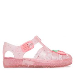 Sandały Mayoral. Czerwone sandały dziewczęce Mayoral, bez zapięcia. Za 129.99 zł.