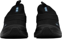 Puma Buty damskie Puma Softride Sophia 2 Slip-On Metachromatic czarne 379590 01 36. Czarne obuwie sportowe damskie Puma, bez wzorów, sportowe, bez zapięcia. Za 238.80 zł.