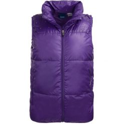 Damska kamizelka Reebok pikowana, fioletowa XS. Fioletowe kurtki damskie Reebok, xs, bez wzorów, z puchu, bez kaptura. Za 186.99 zł.