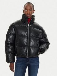 Calvin Klein Jeans Kurtka zimowa J20J224111 Czarny Regular Fit. Czarne kurtki damskie Calvin Klein Jeans, na zimę, m, bez wzorów, z jeansu, bez kaptura. Za 649.99 zł.
