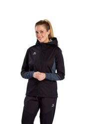Damska bluza dresowa Erima Racing. Czarne bluzy damskie Erima, bez wzorów, z dresówki, z kapturem. Za 257.00 zł.