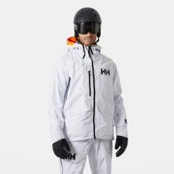 Kurtka narciarska Helly Hansen Ridge Infinity. Białe kurtki męskie Helly Hansen, na zimę, m, bez wzorów, narciarskie. W wyprzedaży za 2,565.00 zł.