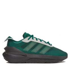 Sneakersy adidas. Zielone trampki i tenisówki chłopięce Adidas, bez wzorów, bez zapięcia. Za 119.99 zł.