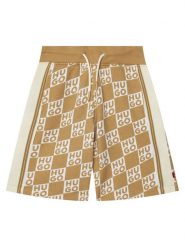HUGO Szorty sportowe G00999 S Beżowy Regular Fit. Brązowe szorty dla chłopców Hugo, bez wzorów, z bawełny, sportowe. Za 316.99 zł.