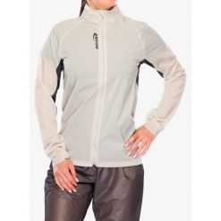 Kurtka wiatrówka damska Inov-8 Windshell Pro. Szare kurtki damskie Inov-8, bez wzorów, z softshellu, bez kaptura. Za 371.99 zł.