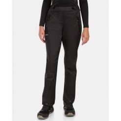 Damskie wodoodporne spodnie hardshell Kilpi ALPIN-W. Czarne spodnie sportowe damskie Kilpi, bez wzorów, z hardshellu, trekkingowe. Za 835.17 zł.