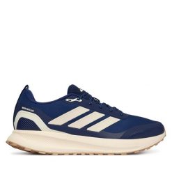 Buty do biegania adidas. Niebieskie buty sportowe męskie Adidas, bez zapięcia, do biegania. Za 259.99 zł.
