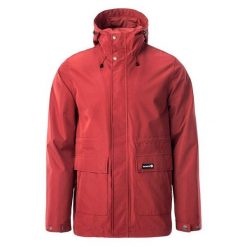 Męska Kurtka Wodoodporna Navy II. Czerwone kurtki sportowe męskie IGUANA, m, bez wzorów, trekkingowe. Za 401.99 zł.