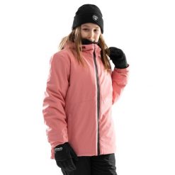 Dziewczęca kurtka snowboardowa Sporty zimowe SIROKO K-Core-G Glimmer. Czerwone buty zimowe dziewczęce SIROKO, bez wzorów, bez zapięcia. W wyprzedaży za 164.95 zł.