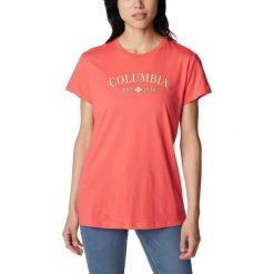 Koszulka damska Columbia Trek Graphic Tee z krótkim rękawem Koszulka damska Colu. Czerwone t-shirty damskie Columbia, s, bez wzorów, z bawełny, bez kołnierzyka. W wyprzedaży za 116.00 zł.
