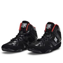 Buty bokserskie męskie LEONE 1947 Luchador. Czarne buty sportowe męskie LEONE 1947, bez zapięcia. Za 293.60 zł.