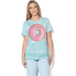 Colour Pleasure Koszulka CP-030 69 błękitna r. XL/XXL. T-shirty damskie marki Colour Pleasure. Za 70.35 zł.