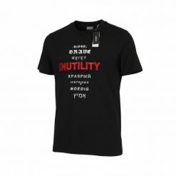 Diesel T-Diegos-B6 męski T-shirt czarny, krótki rękaw, 60% bawełna 40% poliester. Czarne t-shirty męskie Diesel, m, bez wzorów, z bawełny, klasyczne, bez kołnierzyka. Za 248.99 zł.