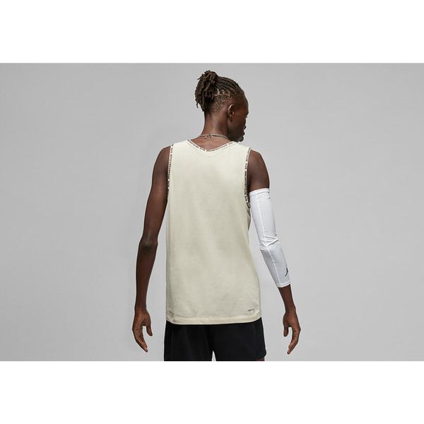 Koszulka męska nike air jordan dri-fit sport graphic tank top pearl white. Brązowe koszulki sportowe męskie Jordan, m, bez wzorów, bez kołnierzyka, bez ramiączek, do koszykówki, dri-fit (nike). Za 159.00 zł.