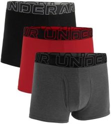 Under Armour Bokserki męskie UNDER ARMOUR Czarne - Czerwone - 3 PAK Performance XXL. Czarne slipki męskie Under Armour, m, bez wzorów. Za 141.90 zł.