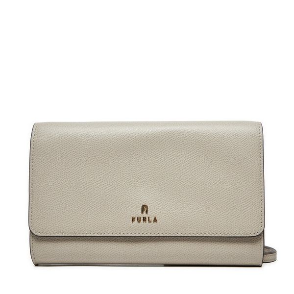 Torebka Furla. Brązowe listonoszki damskie Furla, bez wzorów, bez dodatków. Za 799.99 zł.