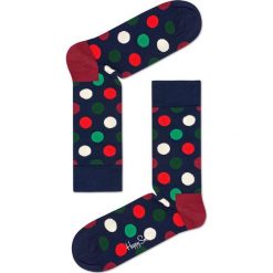 Happy Socks - Skarpetki Big Dot. Czarne skarpety damskie Happy Socks, z bawełny. W wyprzedaży za 29.90 zł.