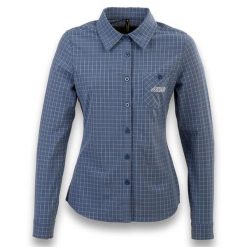 Koszula Ande Arizona M/L Damskie. Niebieskie koszule damskie ANDE, l, bez wzorów, z elastanu, sportowe, bez kołnierzyka, bez ramiączek. Za 313.99 zł.