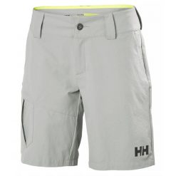 Spodenki damskie Helly Hansen W QD Cargo Shorts. Szare szorty sportowe damskie Helly Hansen, l, bez wzorów, z elastanu, sportowe, trekkingowe. Za 350.45 zł.