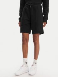 Reebok Szorty sportowe Sasha RK25510CCW Czarny Regular Fit. Czarne szorty sportowe damskie Reebok, l, bez wzorów, z bawełny, sportowe. Za 139.99 zł.