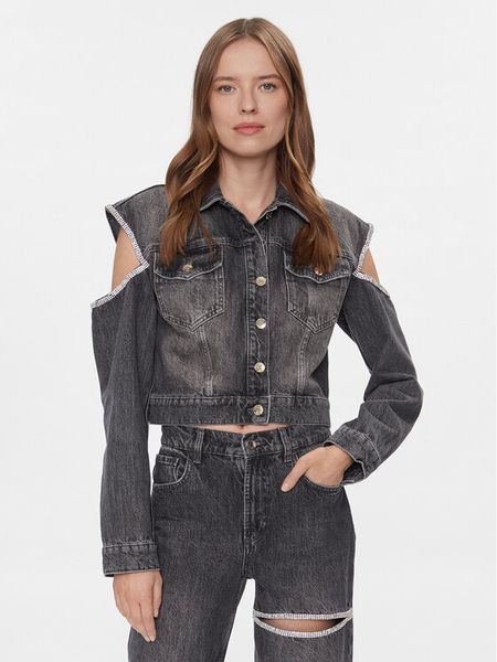 Liu Jo Kurtka jeansowa UA4117 D4891 Szary Regular Fit. Szare kurtki damskie Liu Jo, m, bez wzorów, z jeansu, bez kaptura. Za 729.99 zł.