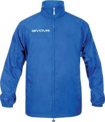 Kurtka męska Givova Basico niebieska r. 2XL. Niebieskie kurtki męskie Givova, m, bez wzorów, bez kaptura. Za 50.23 zł.