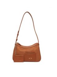 Armani Exchange Torebka XW001213 AF22645 U6119 Beżowy. Brązowe torebki do ręki damskie Armani Exchange, bez wzorów, ze skóry, bez dodatków. Za 599.99 zł.