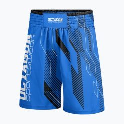 Spodenki bokserskie męskie Octagon Diamond. Niebieskie krótkie spodenki sportowe męskie OCTAGON, m, bez wzorów. Za 149.99 zł.