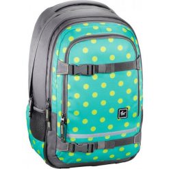 All Out Plecak szkolny SELBY Mint Dots. Zielone torby i plecaki dziecięce All Out, z materiału, duże. Za 199.90 zł.