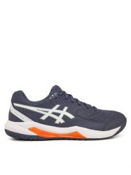Asics Buty do tenisa Gel-Dedicate 8 1041A408 Granatowy. Niebieskie buty sportowe męskie Asics, ze skóry, bez zapięcia, tenisowe. Za 289.99 zł.