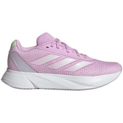 Buty damskie adidas Duramo SL. Czerwone obuwie sportowe damskie Adidas, bez wzorów, z materiału, do biegania. Za 241.99 zł.