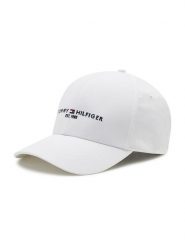 Tommy Hilfiger Czapka z daszkiem Th Established Cap AM0AM07352 Biały. Białe czapki i kapelusze męskie Tommy Hilfiger, bez wzorów, z materiału. Za 109.99 zł.