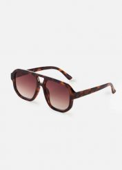 Okulary przeciwsłoneczne. Brązowe okulary przeciwsłoneczne damskie bonprix. Za 52.99 zł.