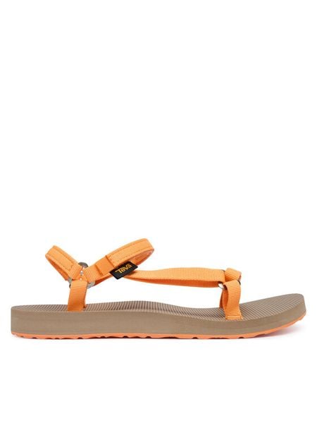 Teva Sandały Original Universal Slim 1150110 Pomarańczowy. Brązowe sandały damskie Teva, bez wzorów, bez obcasa, na płaskiej podeszwie, bez zapięcia. Za 299.99 zł.
