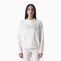 Bluza damska Everlast Leisure Crewneck. Białe bluzy damskie Everlast, m, bez wzorów, z bawełny, bez kaptura. Za 129.99 zł.