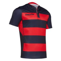 Jersey Macron idmond. Czerwone koszulki sportowe męskie Macron, bez wzorów, z jersey, bez kołnierzyka, bez ramiączek. Za 274.00 zł.