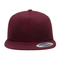 5 Panel Unstructured Snapback Cap. Brązowe czapki i kapelusze damskie FLEXFIT, bez wzorów. Za 67.99 zł.