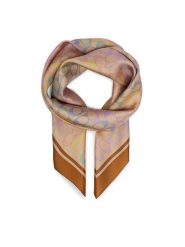 Coach Chusta 29CDL33 Beżowy. Brązowe czapki i kapelusze damskie Coach, bez wzorów, z jedwabiu. Za 399.99 zł.