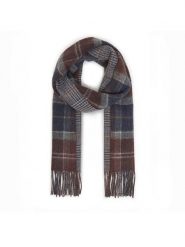 Barbour Szalik Dramside Reversible USC0401TN38 Brązowy. Brązowe rękawiczki męskie Barbour, bez wzorów, z materiału. Za 309.99 zł.