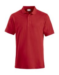 Clique koszulka polo Lincoln z czesanej bawełny dla mężczyzn – red. Czerwone koszulki polo męskie CLIQUE, m, bez wzorów, z bawełny, klasyczne, bez ramiączek. Za 136.06 zł.