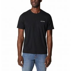 Koszulka Turystyczna Męska Columbia Rapid Ridge Back Graphic Tee II T-Shirt. Niebieskie koszulki sportowe męskie Columbia, m, bez wzorów, sportowe, bez kołnierzyka. Za 116.99 zł.