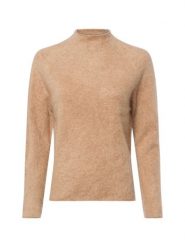 Marie Lund sweter z dzianiny kaszmirowej Kobiety Kaszmir beżowy|brązowy, XXL. Brązowe swetry damskie Marie Lund, xxl, bez wzorów, z dzianiny, bez kołnierzyka, bez ramiączek, bez kaptura. Za 1,149.95 zł.