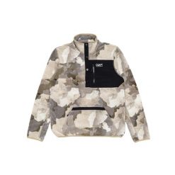 Bluza sherpa męska Colourwear Snap Pile. Brązowe bluzy męskie Colourwear, l, bez wzorów, bez kaptura. Za 299.99 zł.